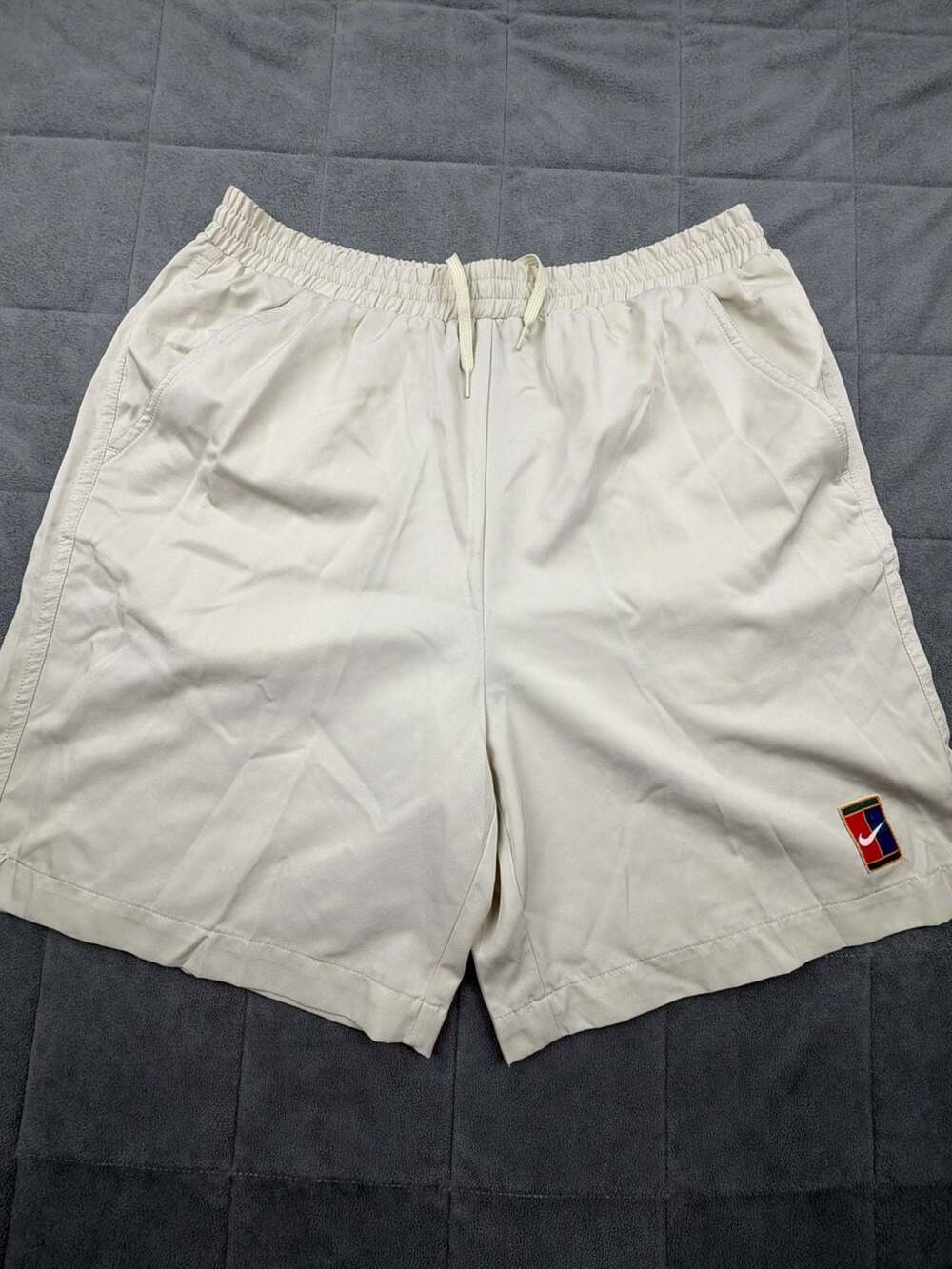 Vintage Nike Challenge Court Tennis Shorts Cream/Beige